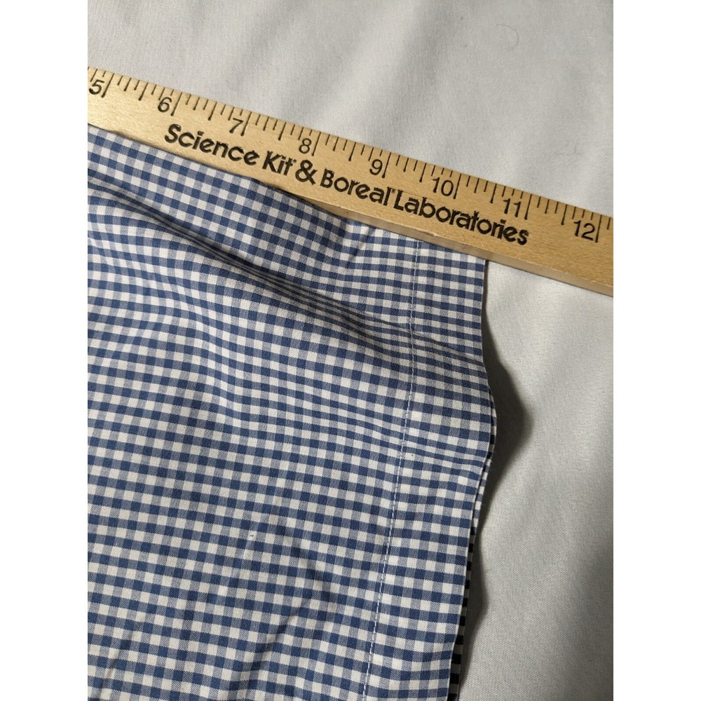 VTG IRVINE PARK Mix-Match Gingham Men 3XL Cotton Blend Multicolor Shirt - Picture 10 of 15